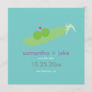 Two Peas in a Pod Save the Date