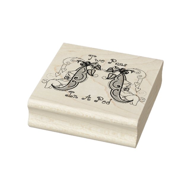 Two Peas In A Pod Stamp (Stamp)