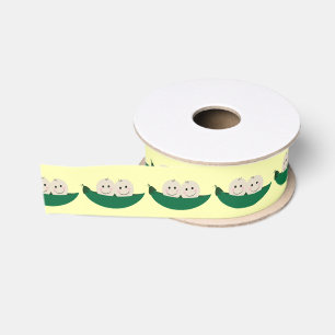 Two Peas in a Pod Twins Baby Grosgrain Ribbon