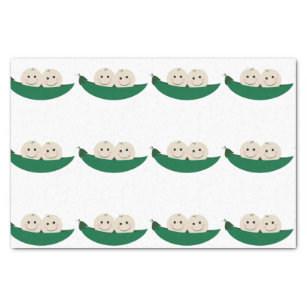 Two Peas in a Pod Twins Baby Tissue Paper