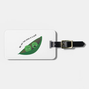 Two Peas in Pod Luggage Tag