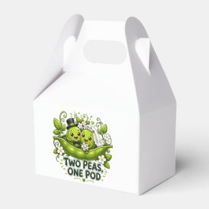 Two Peas One Pod Wedding Favor Box