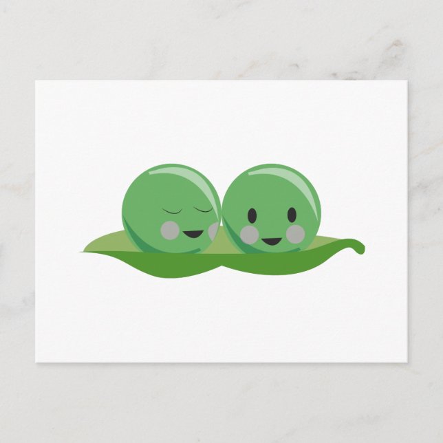 Two Peas Postcard (Front)
