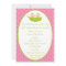 Two Peas Twin Girls Baby Shower Invitation