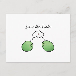 Two Peas Without a Pod Announcement Postcard
