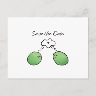 Two Peas Without a Pod Announcement Postcard