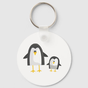 Two Penguins Keychain