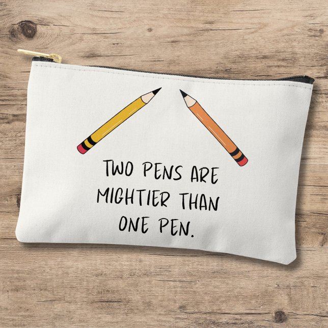 Two pens are mightier than one pen accessory pouch (Creator Uploaded)