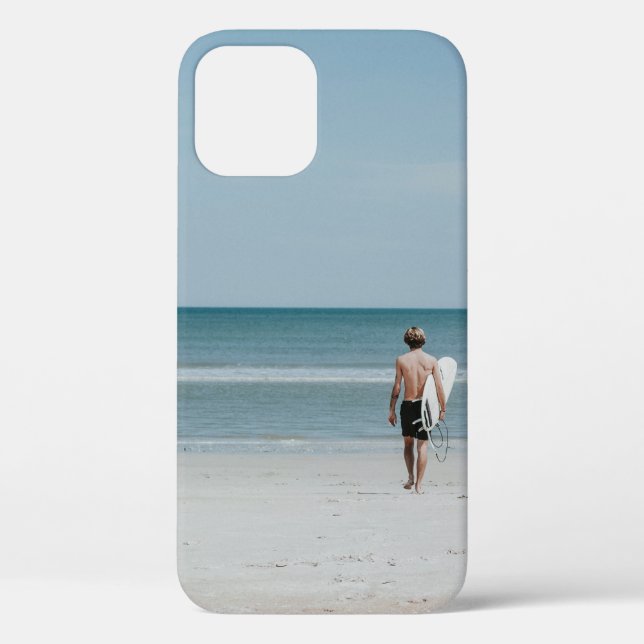 Two person walking on coast Case-Mate iPhone case (Back)