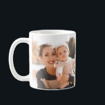 Two Photo Classic Mug<br><div class="desc">Two Photo Mug,  features one larger and one smaller photo.</div>
