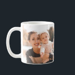 Two Photo Classic Mug<br><div class="desc">Two Photo Mug,  features one larger and one smaller photo.</div>