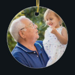Two Photo Double Sided Create Your Own Photo  Ceramic Ornament<br><div class="desc">Two Photo Double Sided Create Your Own Photo Ceramic Ornament</div>