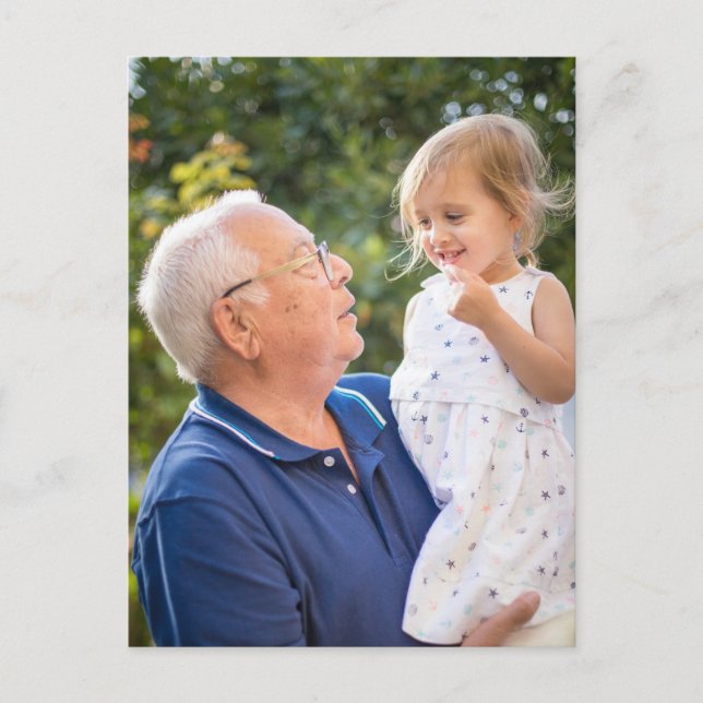 Two Photo Double Sided Create Your Own Photo  Postcard (Front)