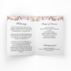 Two Photo Funeral Celebration of Life Program