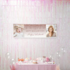 Two Photo Rose Gold Dripping Glitter 30th Birthday