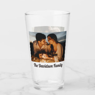 Two Photos Custom Pint Glass