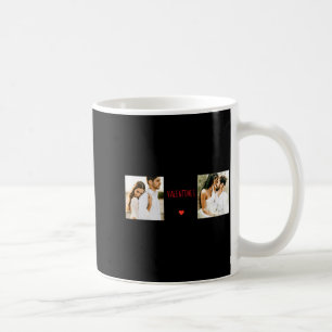Two Photos Happy Valentines Day Couple Gift T Shir Coffee Mug