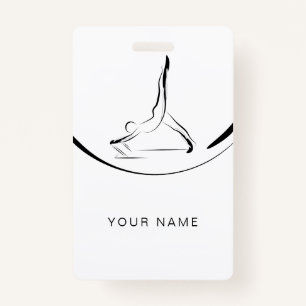 Two Pilates Poses on the Reformer  Badge