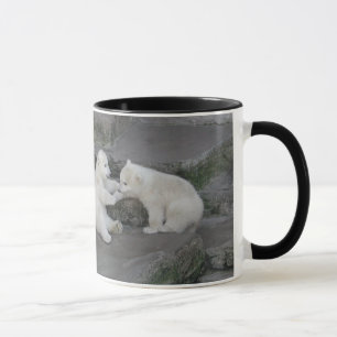 Two Polar bear cubs Mug