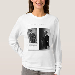Two portraits of George Eastman  1884 and 1890 T-Shirt