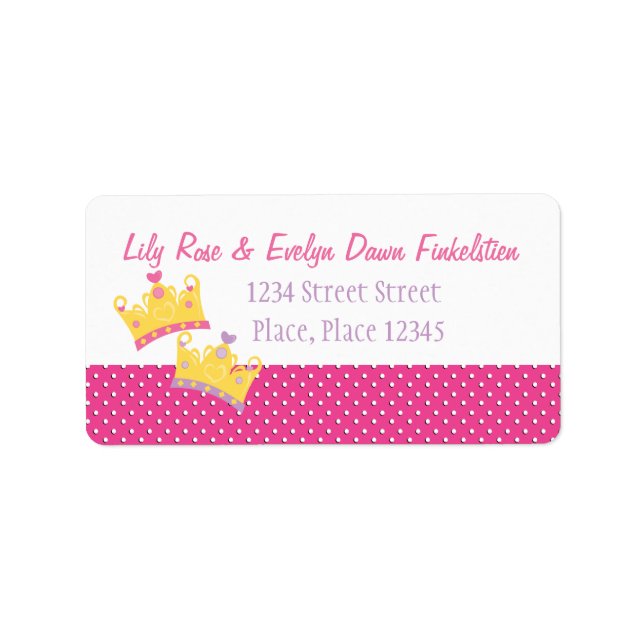 Two Princesses Label (Front)