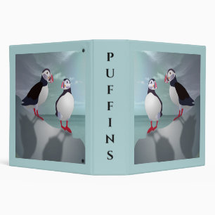 Two Puffins Design Binder
