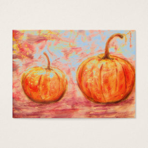 two pumpkins