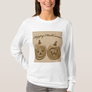 Two Pumpkins Happy Halloween T-Shirt