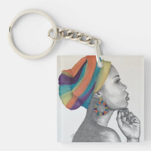 Two QUEENS Double-sided Acrylic Keychain