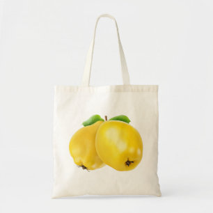 Two quince fruits tote bag