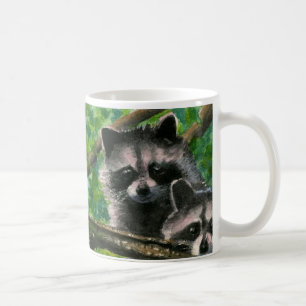 Two Raccoon Bandits Up A Tree Mug