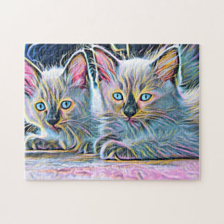 Two ragdoll kittens jigsaw puzzle