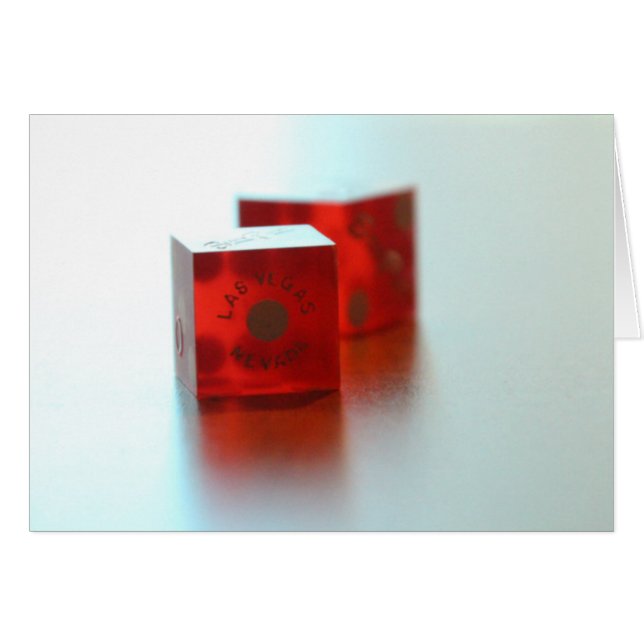 Two Red Dice (Front Horizontal)
