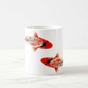 Two Red Koi Coffee Mug