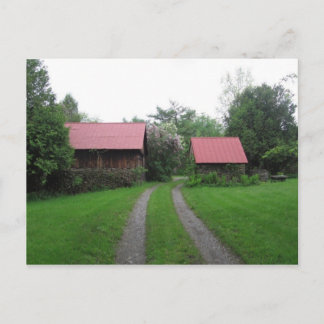 two red roofs postcard