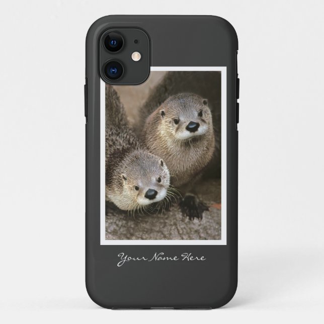 Two River Otters Case-Mate iPhone Case (Back)