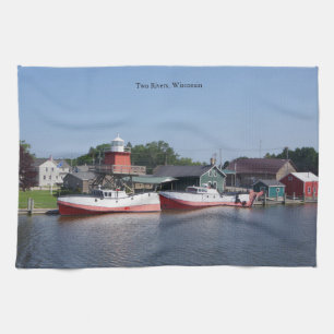 Two Rivers, Wisconsin kitchen towel