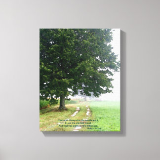 Two Roads Diverged Canvas