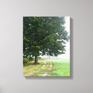 Two Roads Diverged Canvas Print