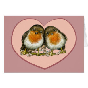 Two robins