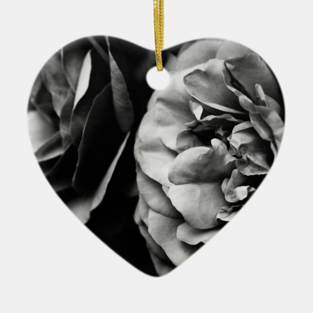 two roses ceramic ornament (Front)