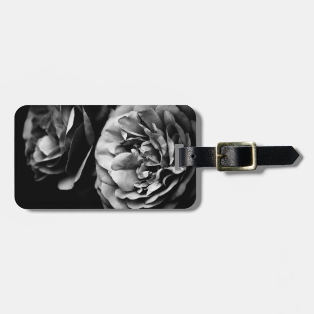 two roses luggage tag (Front Horizontal)
