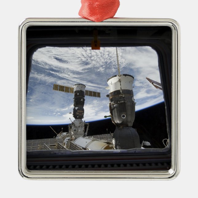Two Russian spacecraft Metal Ornament (Front)