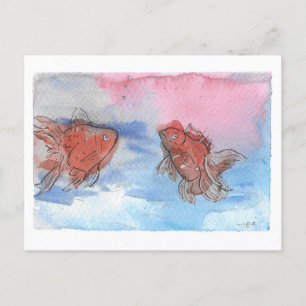 Two’s Company -  Postcard