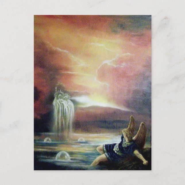 TWO SAINT JOHN AND FALLEN ANGEL POSTCARD (Front)