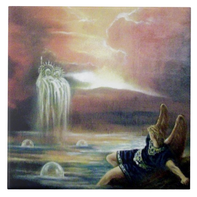 TWO SAINT JOHN AND FALLEN ANGEL TILE (Front)