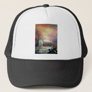 TWO SAINT JOHN AND FALLEN ANGEL TRUCKER HAT