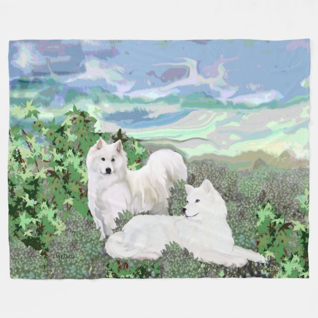 Two Sammies blanket (Front (Horizontal))