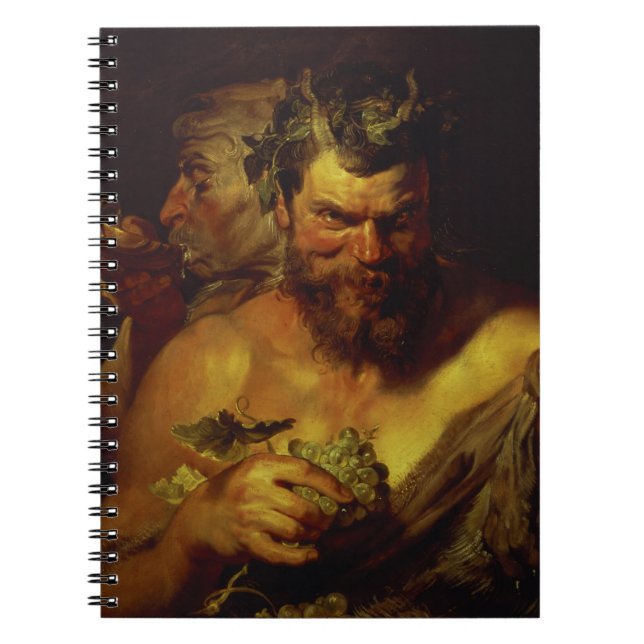 Two Satyrs (oil on panel) Notebook (Front)