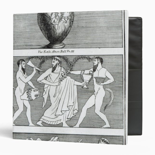Two Scenes from an Etruscan Vase Binder (Front/Inside)